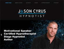 Tablet Screenshot of hypnotistcyrus.com
